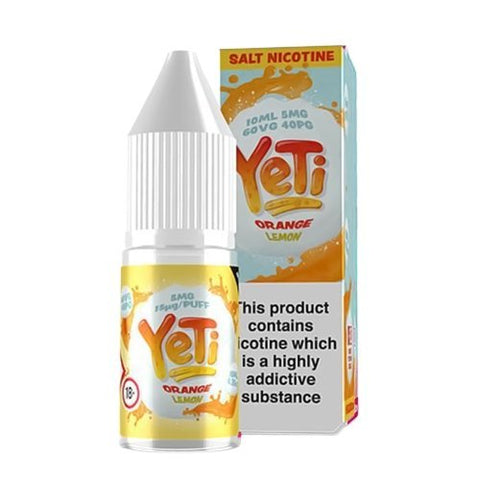 Buy cheapest online Yeti 10ml Nic Salt (Pack of 10) Orange Lemon 10mg at lowest price in uk