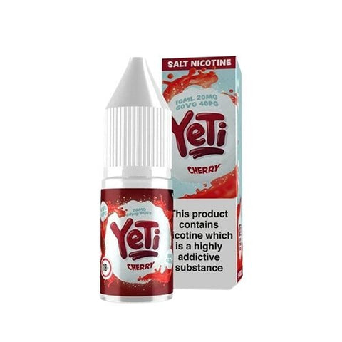 Buy cheapest online Yeti 10ml Nic Salt (Pack of 10) Cherry 10mg at lowest price in uk