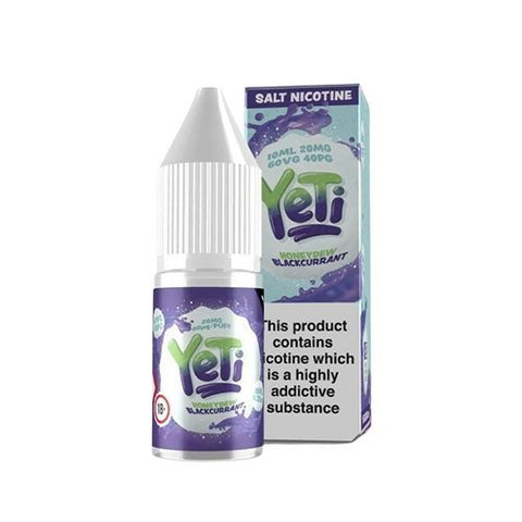Buy cheapest online Yeti 10ml Nic Salt (Pack of 10) Honeydew Blackcurrant 10mg at lowest price in uk