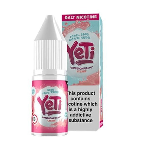 Buy cheapest online Yeti 10ml Nic Salt (Pack of 10) Passionfruit 10mg at lowest price in uk