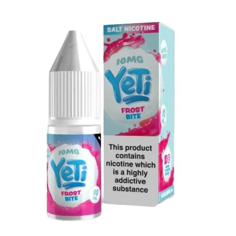 Buy cheapest online Yeti 10ml Nic Salt (Pack of 10) Frost Bite 10mg at lowest price in uk