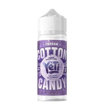 Buy cheapest online Yeti Cotton Candy 100ML Shortfill Grape Blackberry at lowest price in uk