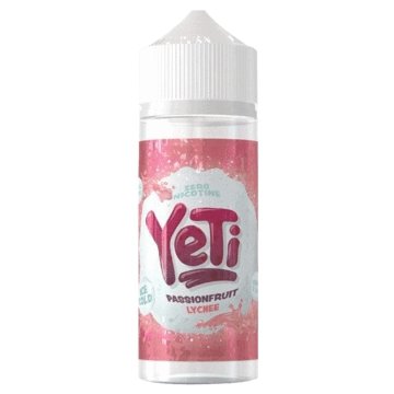Buy cheapest online Yeti Ice Cold 100ML Shortfill Passionfruit Lychee at lowest price in uk